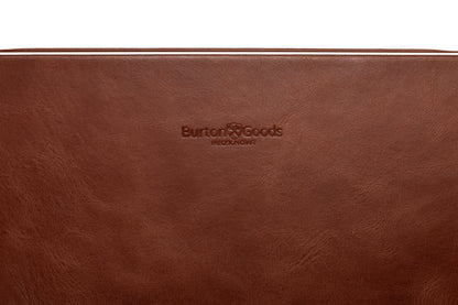 Burton Goods LLC MacBook Air Case Mahogany Luxury Leather Slim Case For MacBook Air 15 Inch