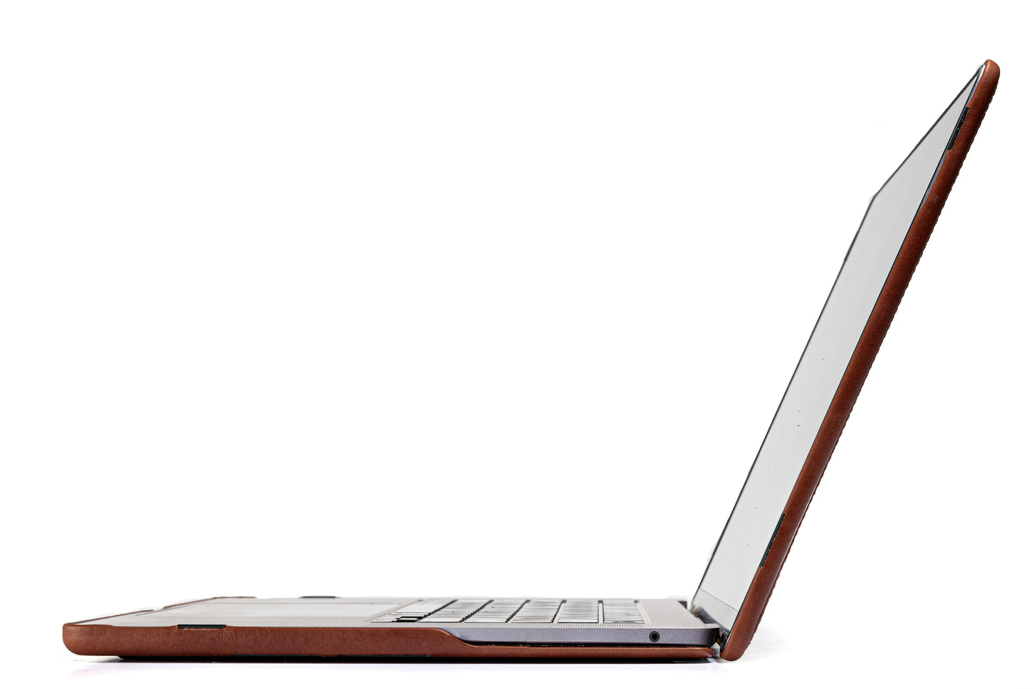 Burton Goods LLC MacBook Air Case Mahogany Luxury Leather Slim Case For MacBook Air 15 Inch