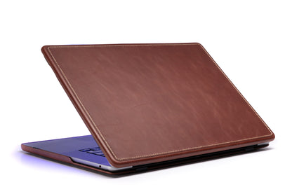 Burton Goods LLC MacBook Air Case Mahogany Luxury Leather Slim Case For MacBook Air 15 Inch