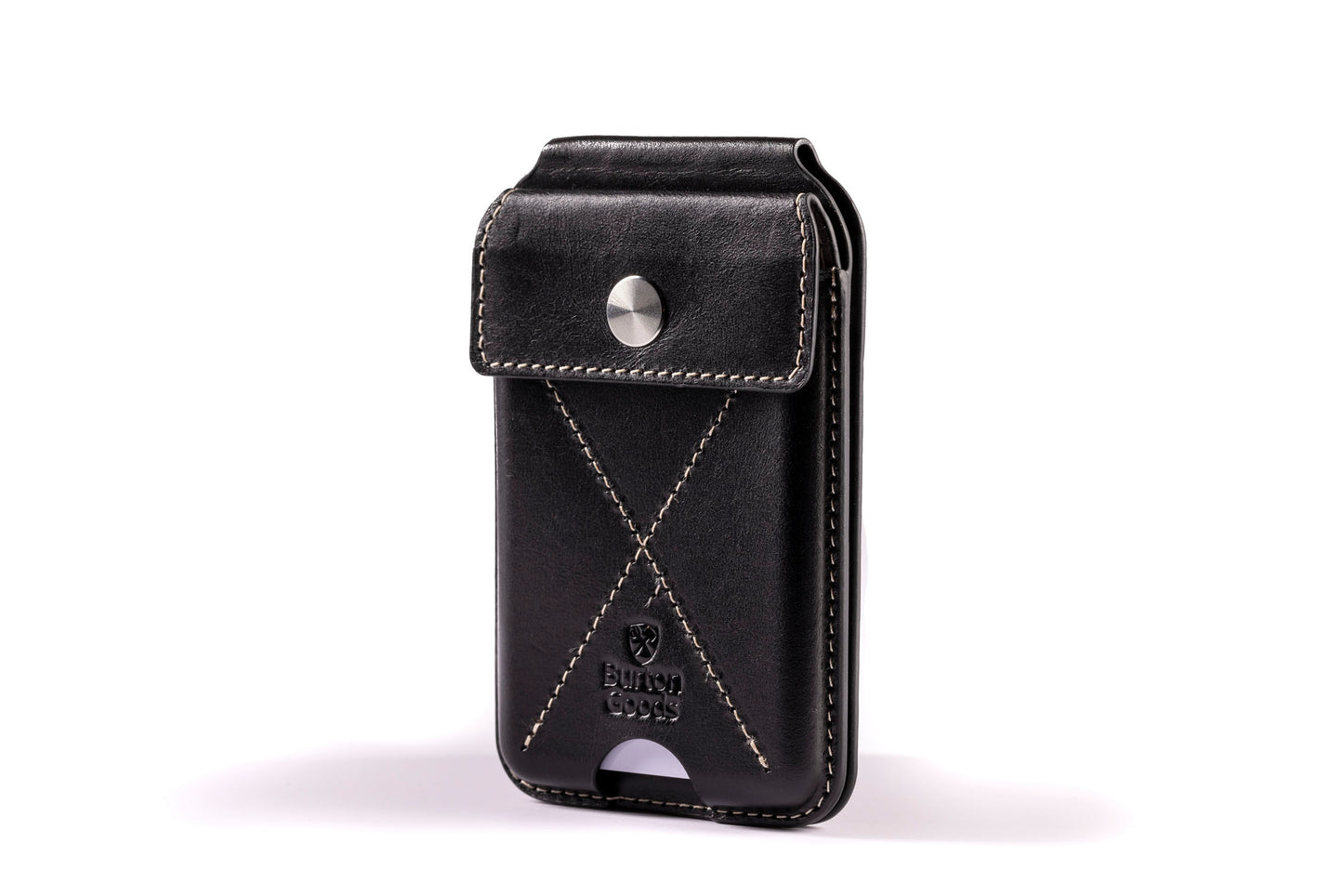 Burton Goods LLC® MagSafe wallet Onyx Black Heritage MagSafe Wallet Stand