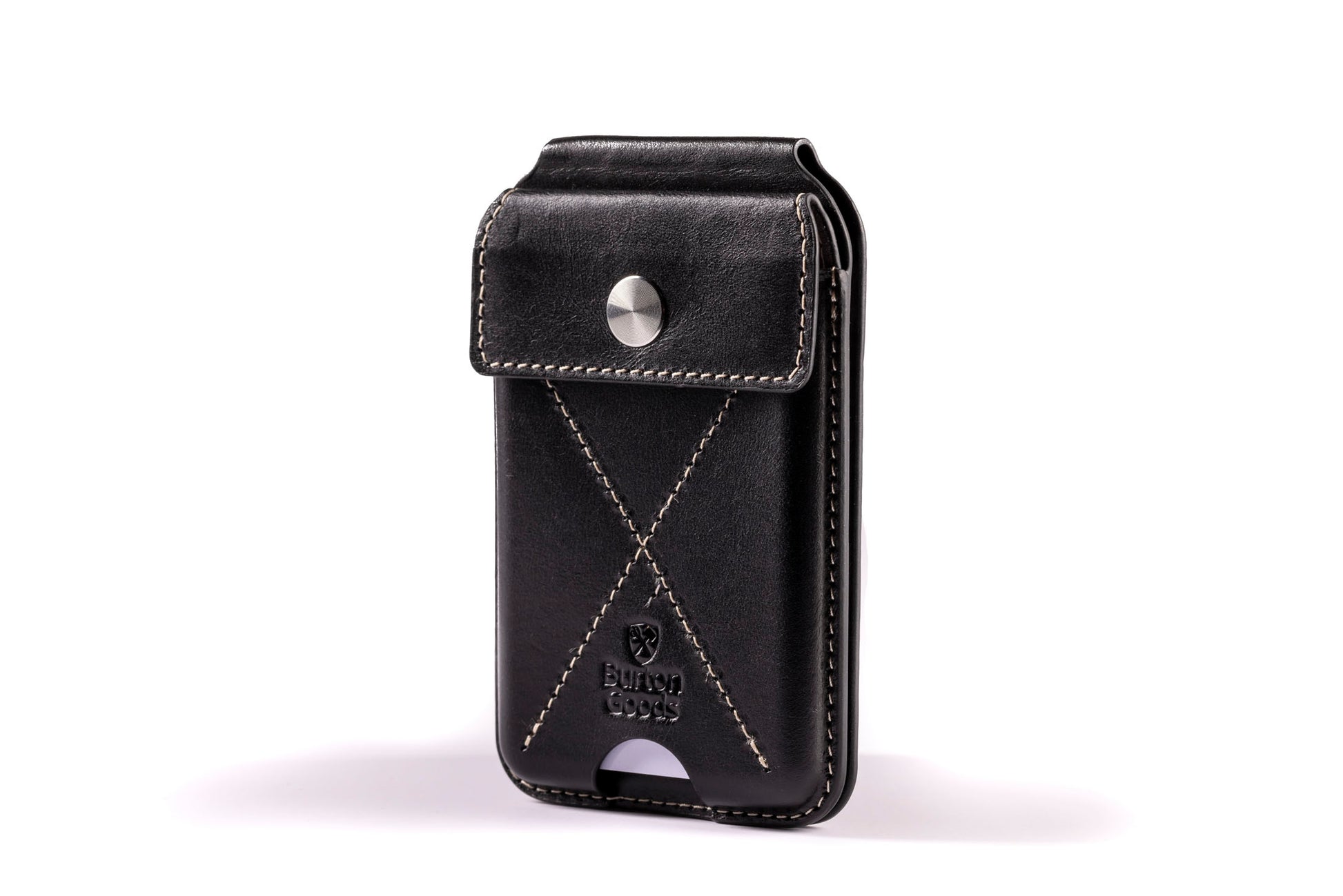 Burton Goods LLC® MagSafe wallet Onyx Black Heritage MagSafe Wallet Stand