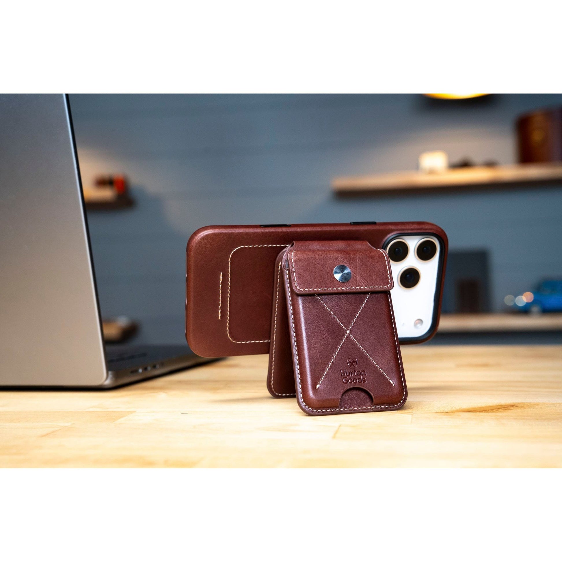 Heritage Leather Case iPhone 17 Pro Max | Burton Goods | Minneapolis – Burton Goods LLC®