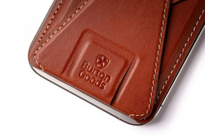 Burton Goods LLC® MagSafe wallet Slim Magsafe Leather Wallet Stand