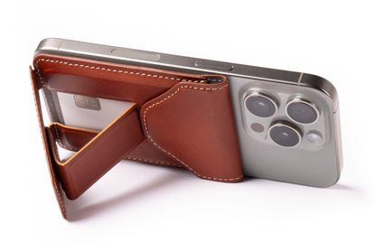 Burton Goods LLC® MagSafe wallet Slim Magsafe Leather Wallet Stand