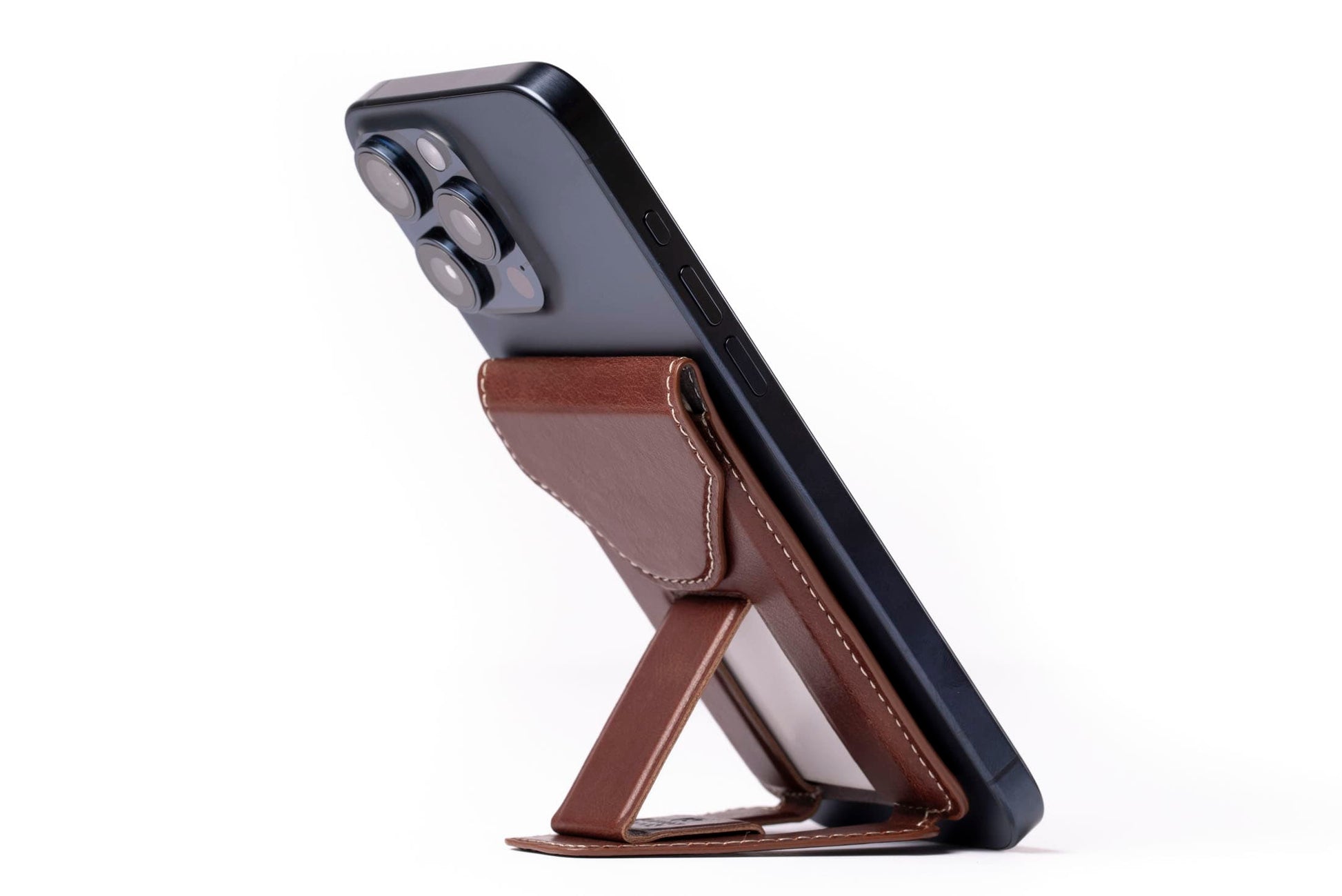 Burton Goods LLC® MagSafe wallet Slim Magsafe Leather Wallet Stand