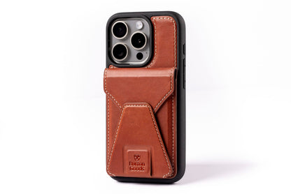 Burton Goods LLC® MagSafe wallet Slim Magsafe Leather Wallet Stand
