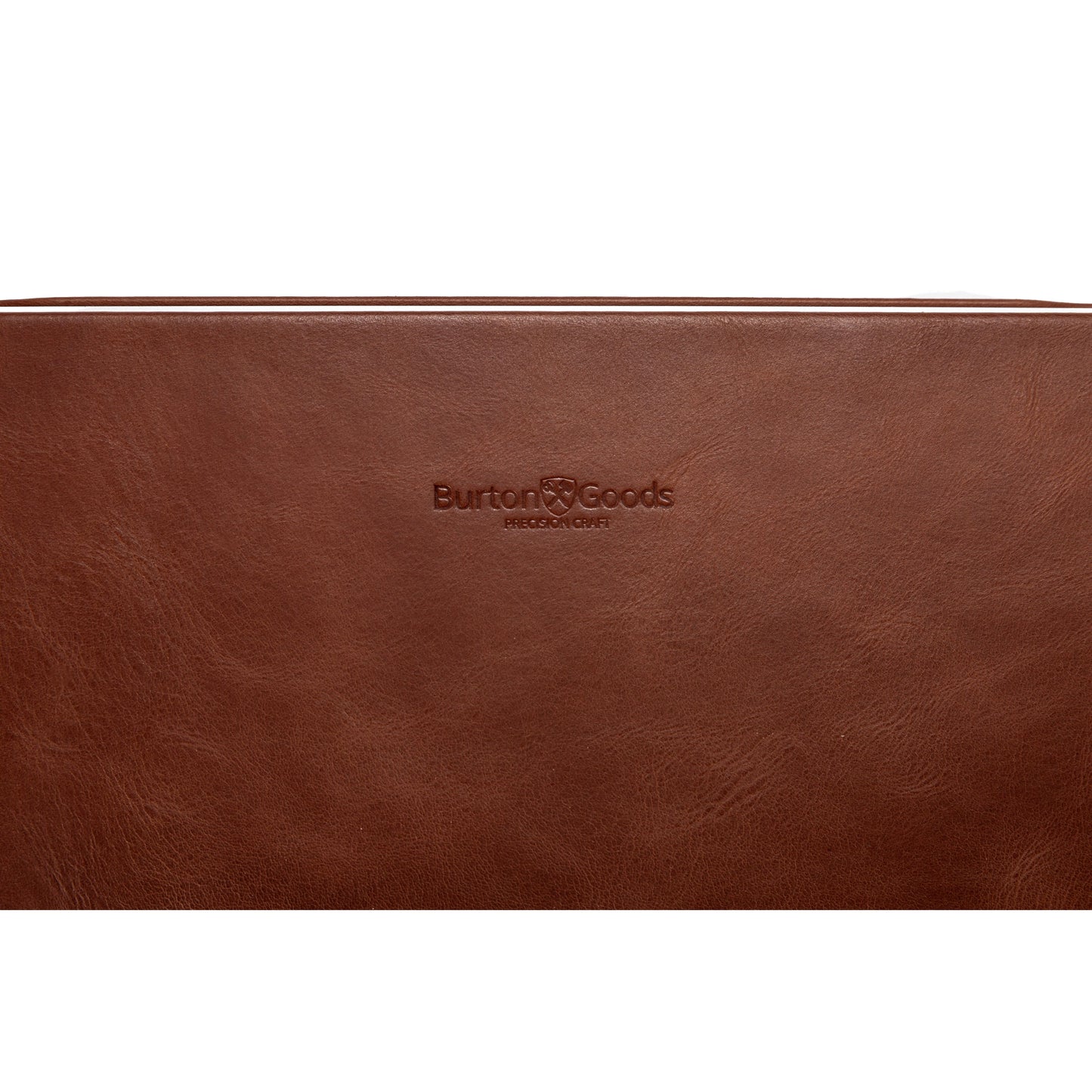 Burton Goods MacBook Case 14” Mahogany Luxury Leather Slim Case For MacBook Pro 14 Inch