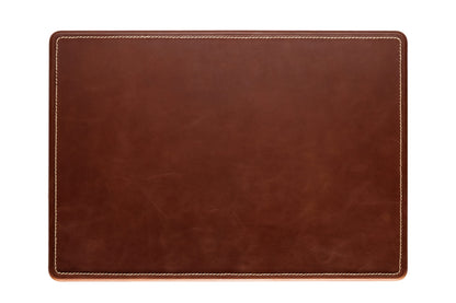Burton Goods MacBook Case 16” Mahogany Luxury Leather Slim Case For MacBook Pro 16 Inch
