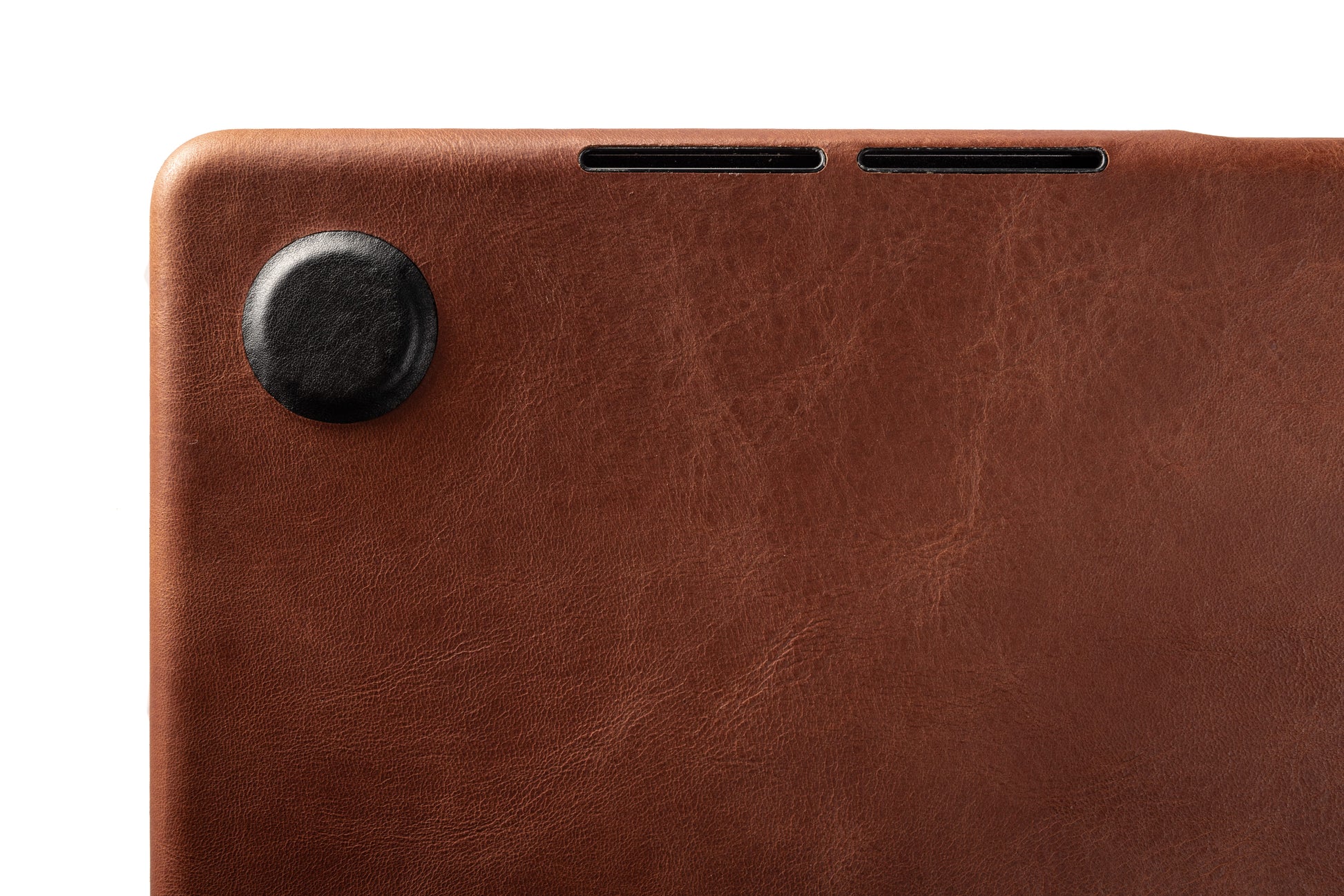 Burton Goods MacBook Case 16” Mahogany Luxury Leather Slim Case For MacBook Pro 16 Inch