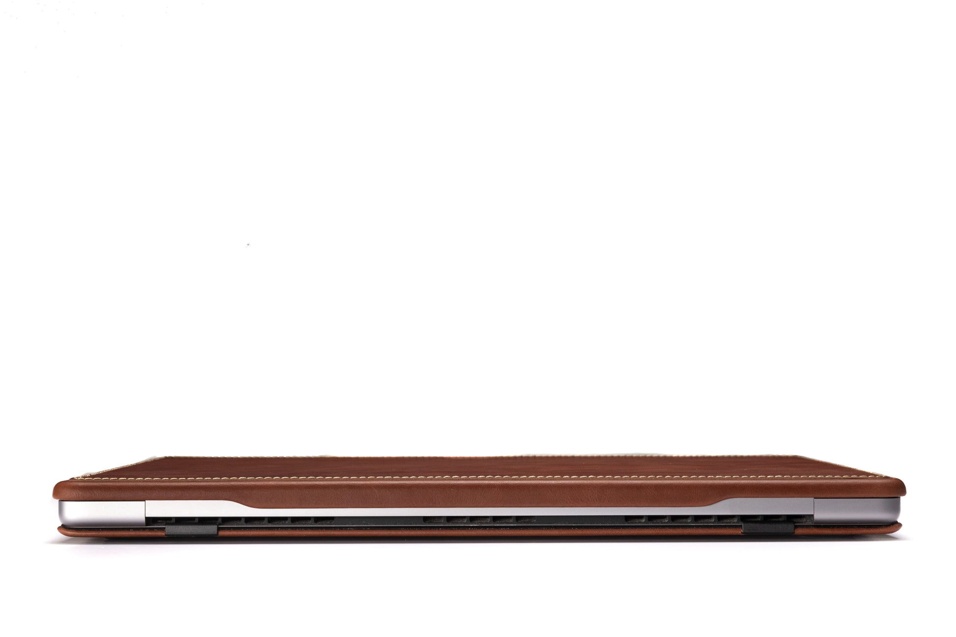 Burton Goods MacBook Case 16” Mahogany Luxury Leather Slim Case For MacBook Pro 16 Inch