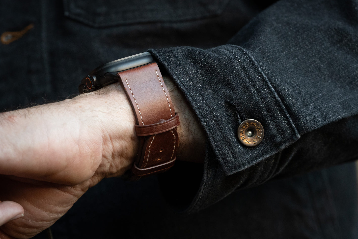 Burton Goods Watch Band Classic Leather Strap
