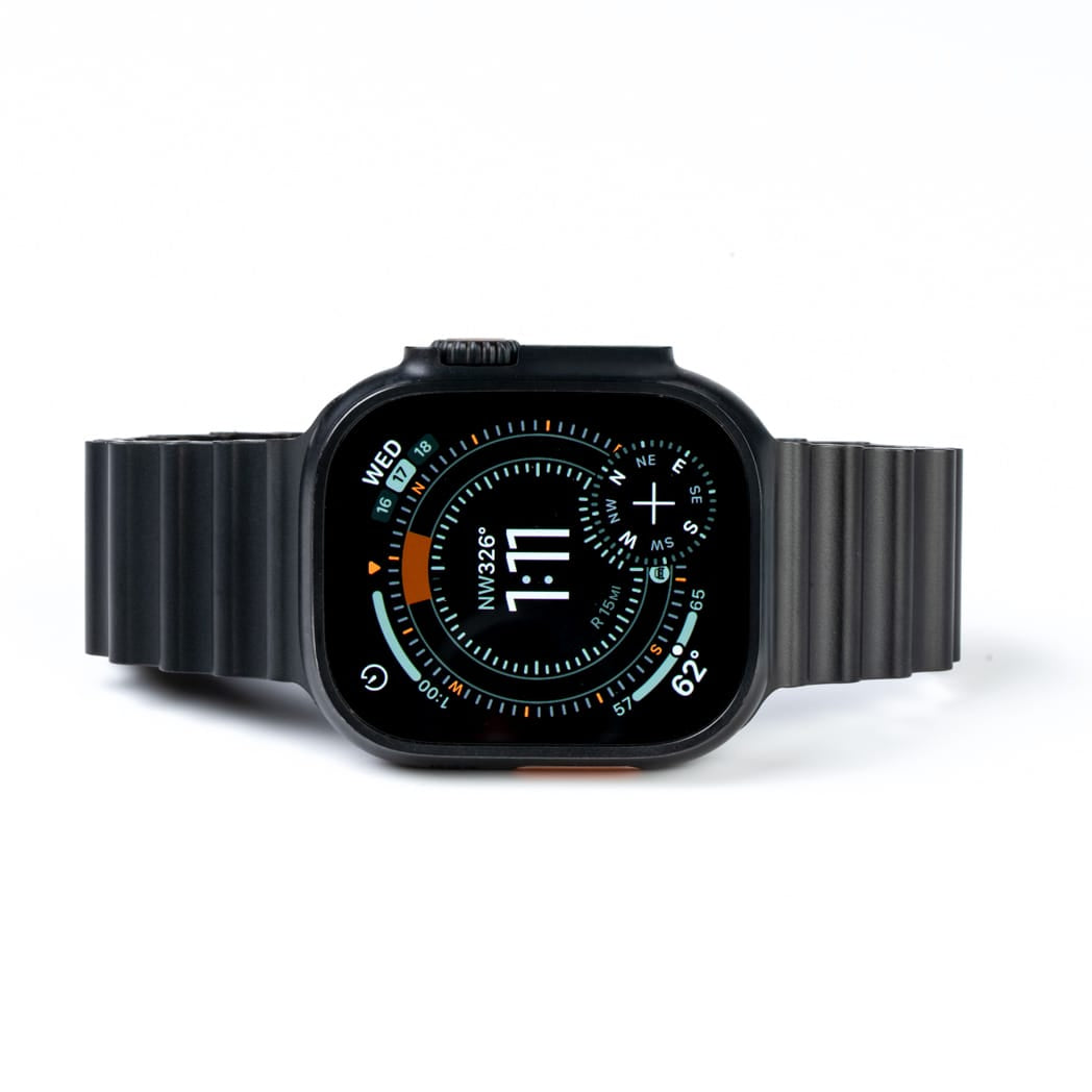 Burton Goods Watch Band Matte Black Mariner Link Apple Watch Band