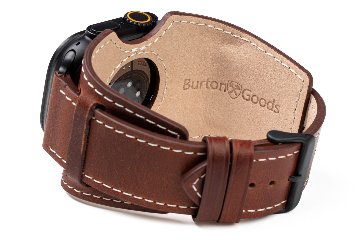 Burton Goods Watch Band Slim Logan Leather Cuff