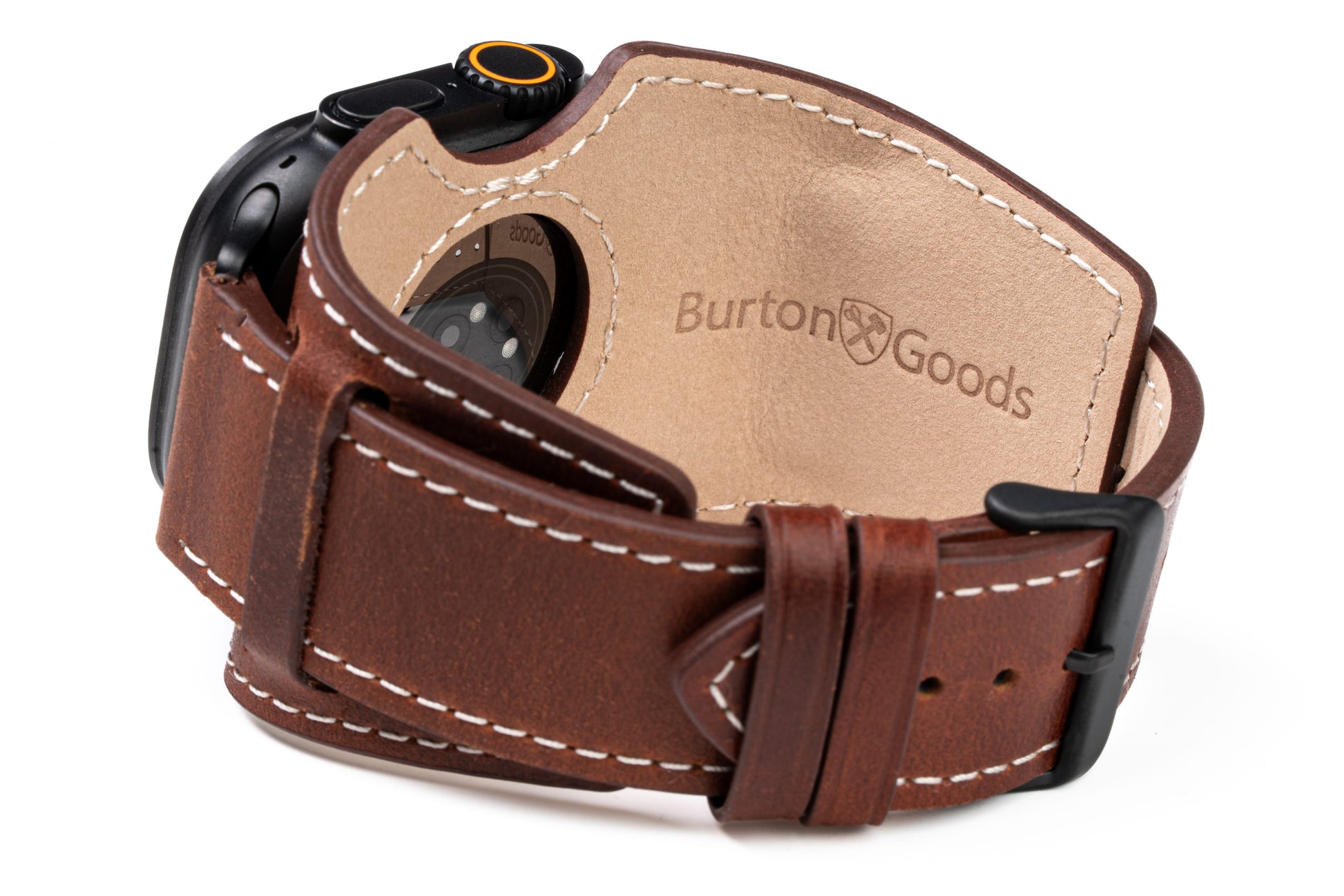 Burton Goods Watch Band Slim Logan Leather Cuff