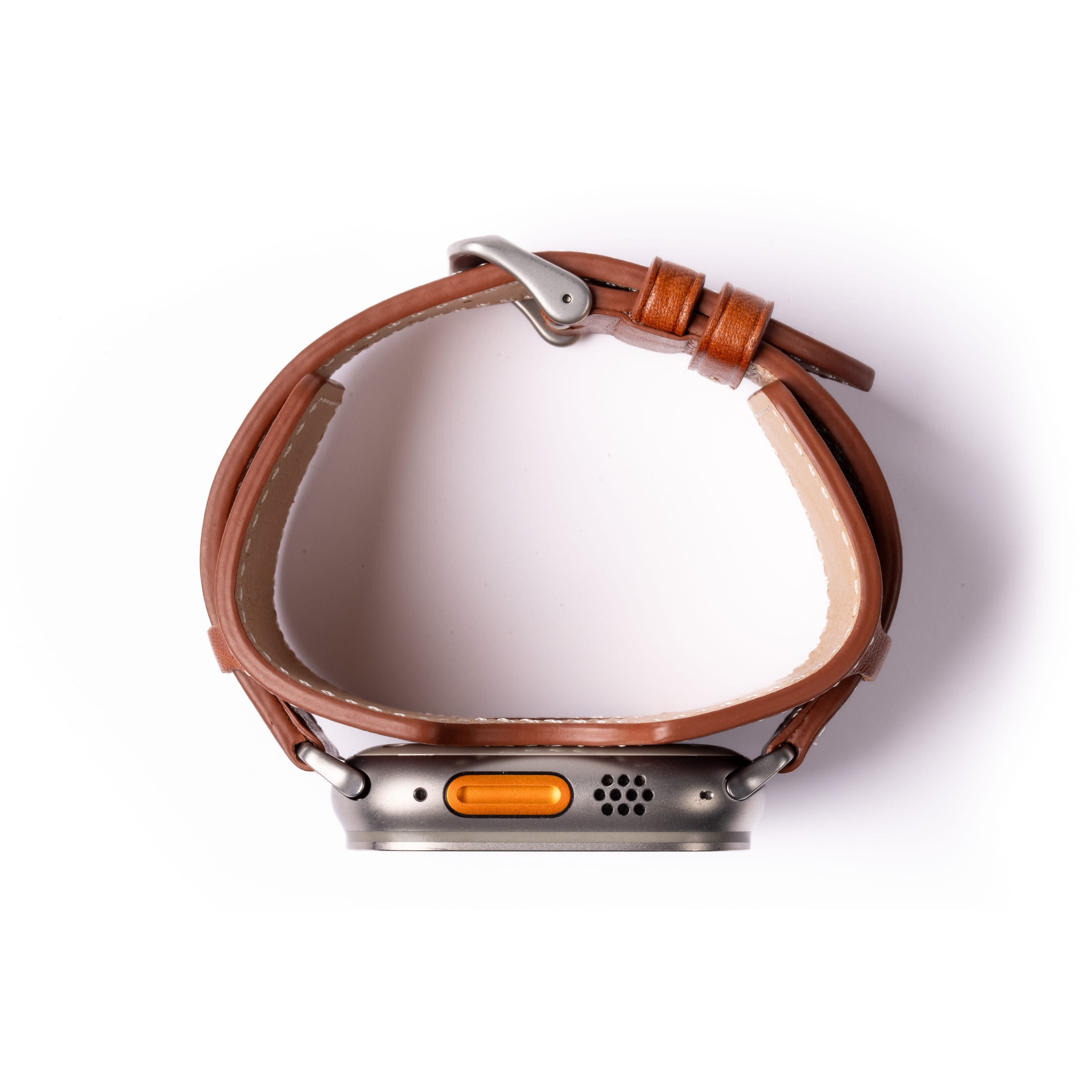 Logan Leather Apple Watch Cuff | Burton Goods – Burton Goods LLC®