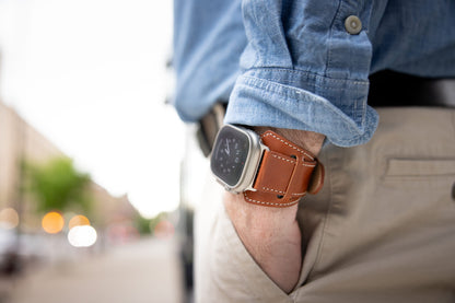 Burton Goods Watch Band Slim Logan Leather Cuff