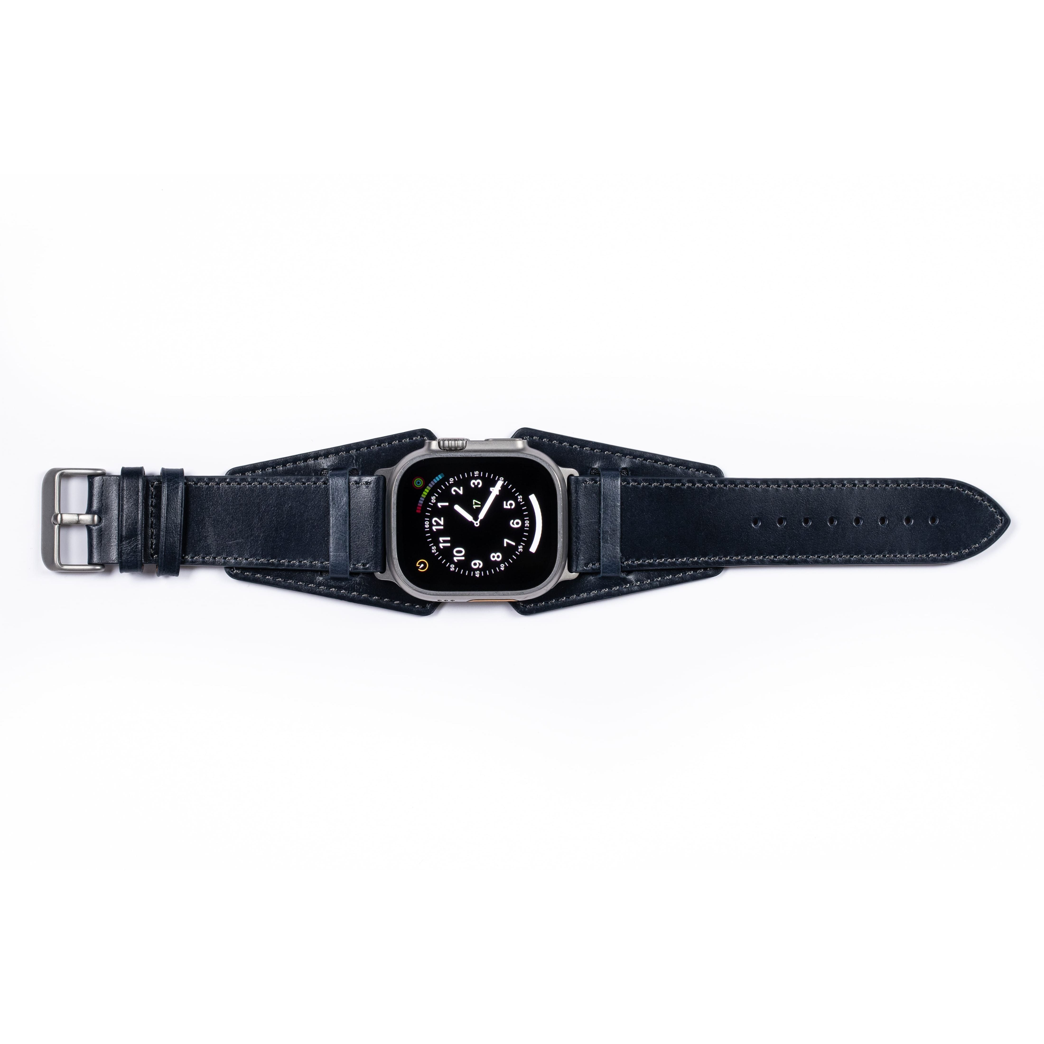 Logan Leather Apple Watch Cuff | Burton Goods – Burton Goods LLC®