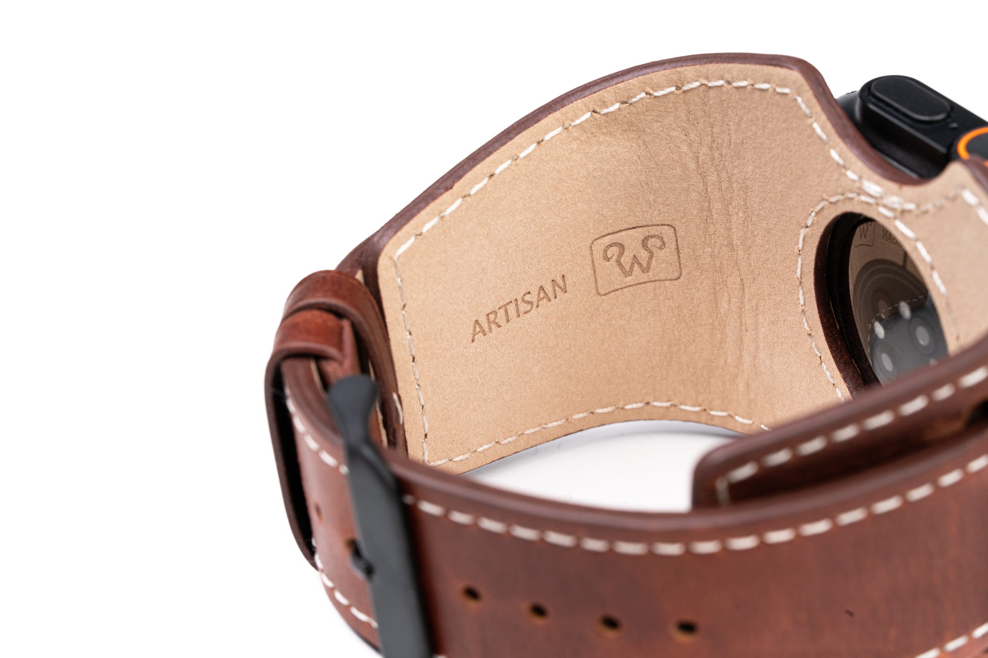 Burton Goods Watch Band Slim Logan Leather Cuff