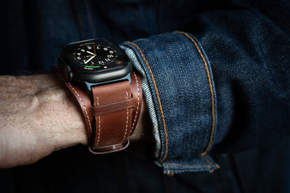 Burton Goods Watch Band Slim Logan Leather Cuff