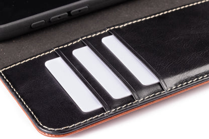 Modern Pocket Book Wallet Case For iPhone 16 Pro