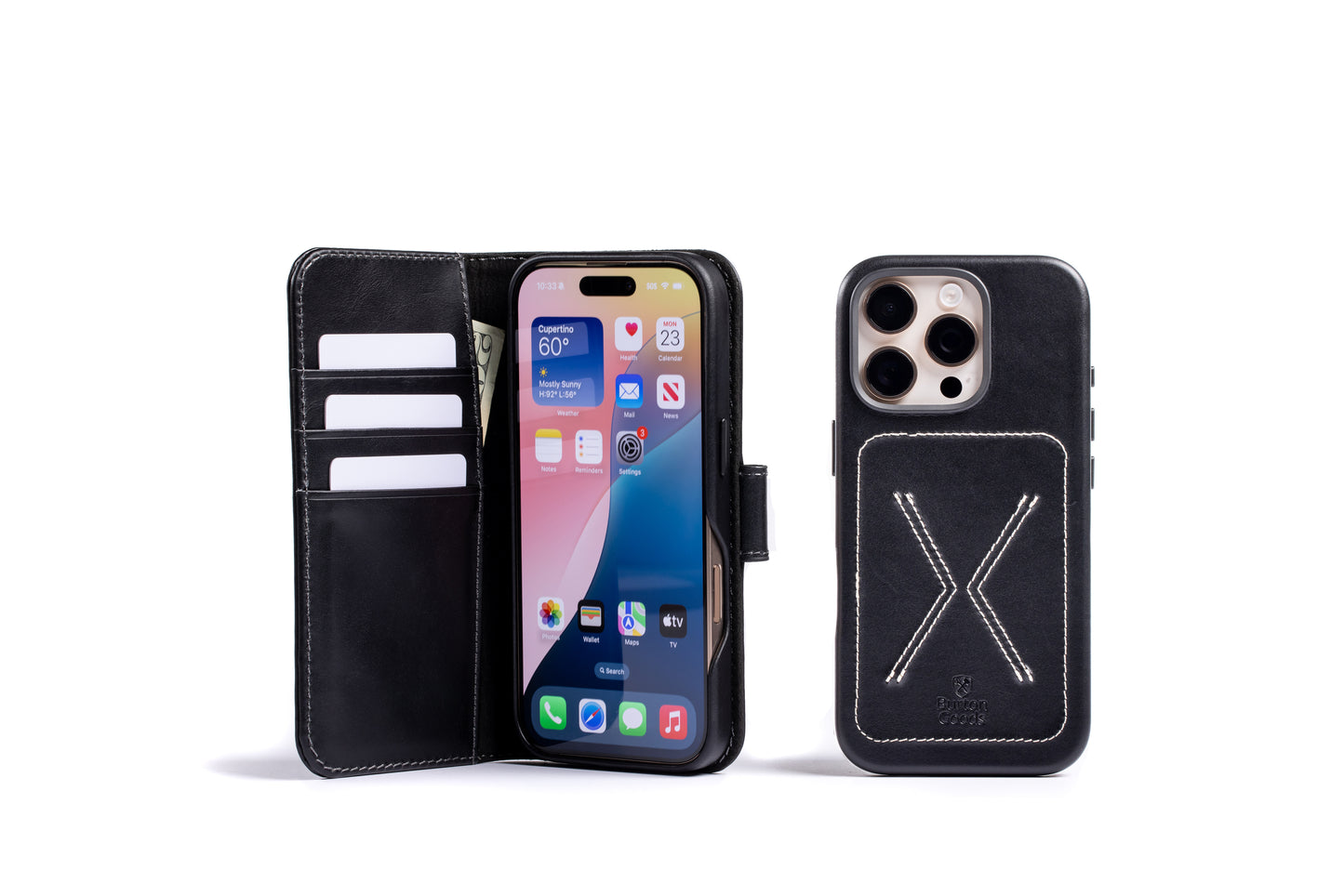 Luxury Modern Pocket Book For iPhone 16 Pro