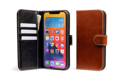 Modern Pocket Book Wallet Case For iPhone 13 Pro Max