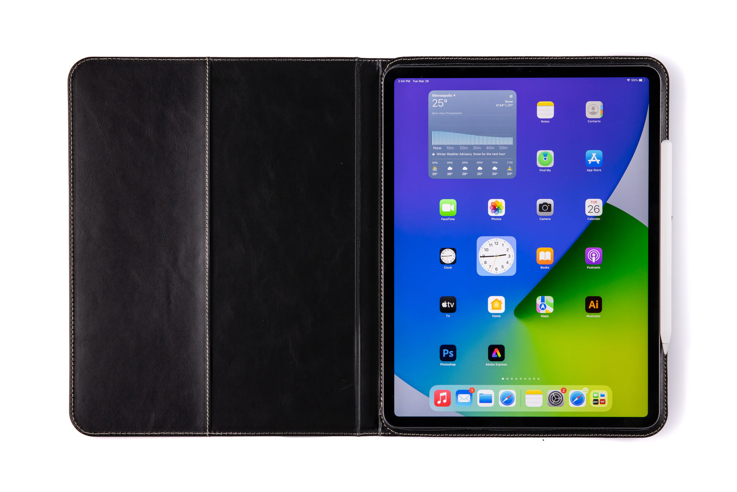 Magnetic Leather iPad Case M4 iPad Pro 13"