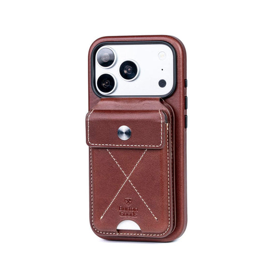 iPhone Case Heritage Case And Wallet Stand Bundle iPhone 18 Pro Burton Goods Mahogany