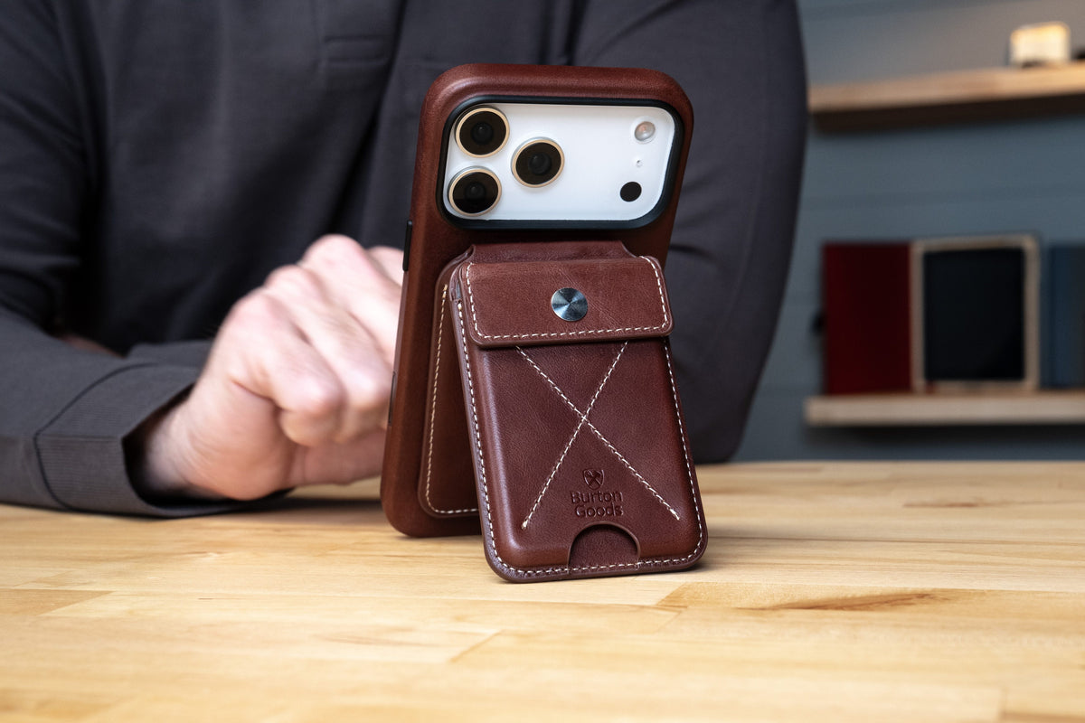 iPhone Case Heritage Leather Case For iPhone 18 Pro Burton Goods