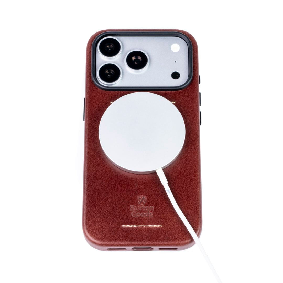 iPhone Case Heritage Leather Case For iPhone 18 Pro Burton Goods