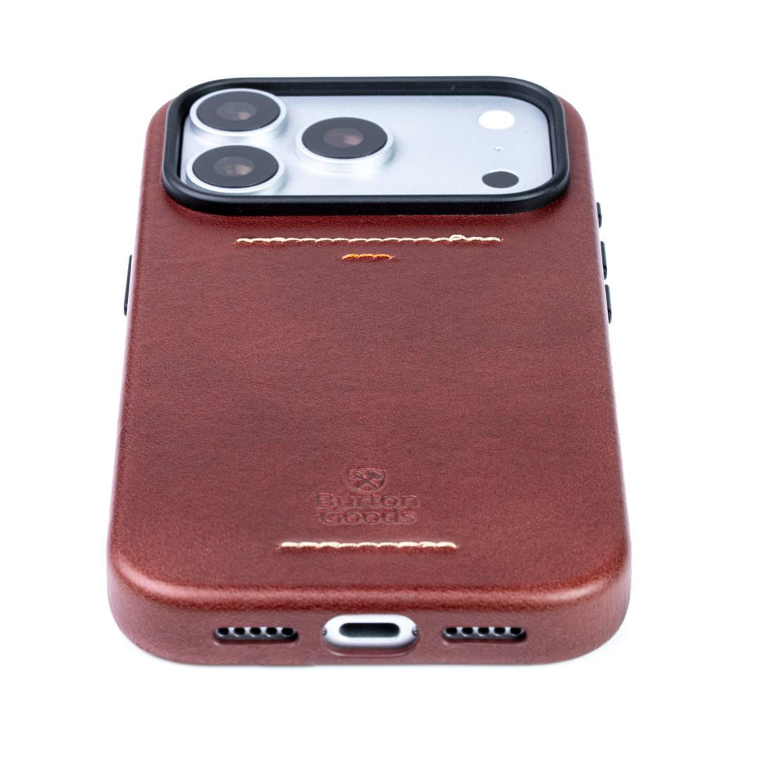 iPhone Case Heritage Leather Case For iPhone 18 Pro Burton Goods