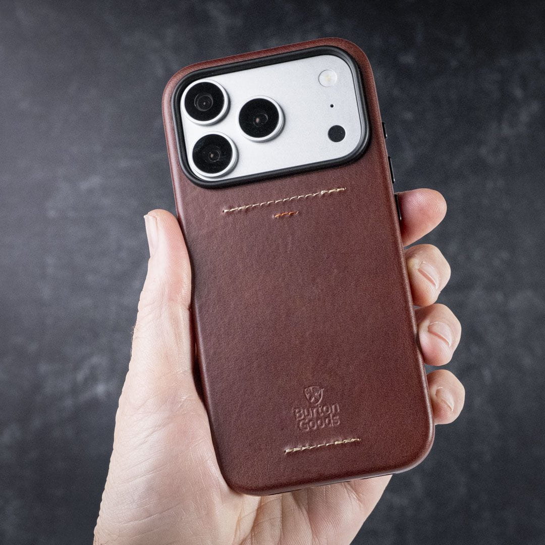 iPhone Case Heritage Leather Case For iPhone 18 Pro Burton Goods