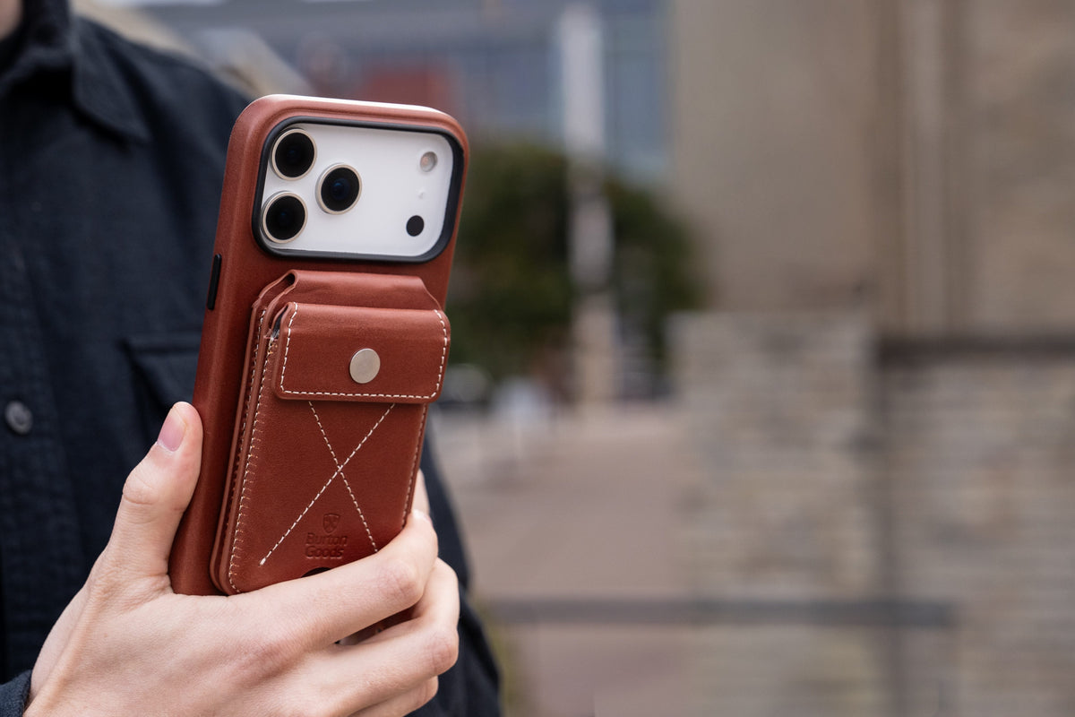 iPhone Case Heritage Leather Case For iPhone 18 Pro Max Burton Goods