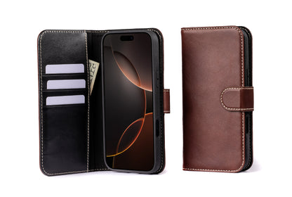 Modern Pocket Book Wallet Case For iPhone 16 Pro Max