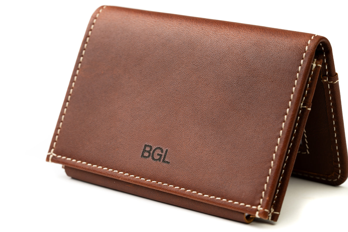 Ultra Compact Bi-Fold Leather Wallet