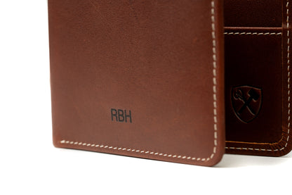 Classic Slim Bi-Fold Leather Wallet