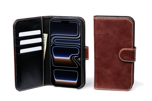 Modern Pocket Book Wallet Case For iPhone 17 Pro