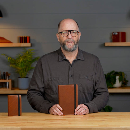 product review leather journal cover