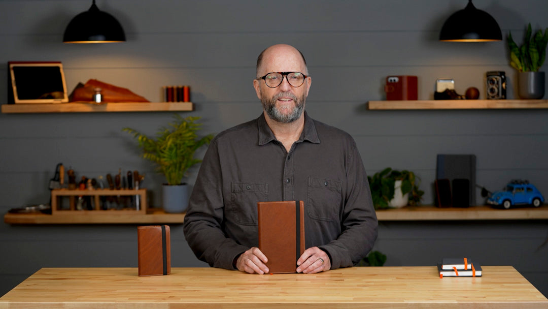 product review leather journal cover