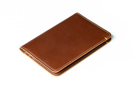 Slim Passport Leather Wallet