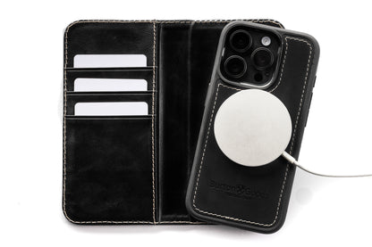 Modern Pocket Book Wallet Case For iPhone 14 Pro