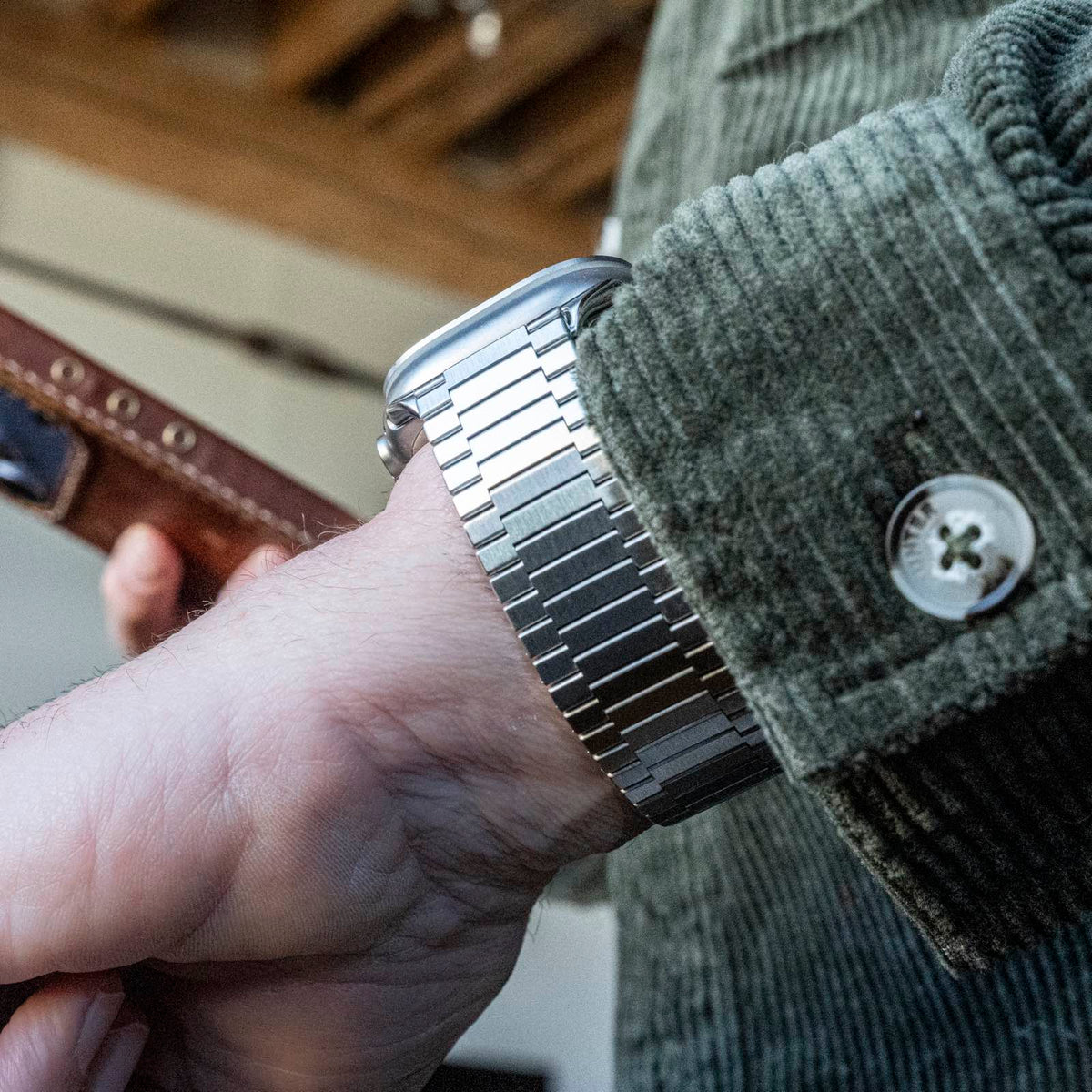 Watch Band Foundry Magnetic Link Apple Watch Band Burton Goods